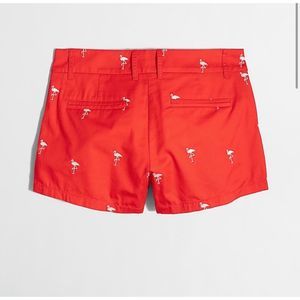 J. Crew Factory Chico City Fit Flamingo Shorts NWT